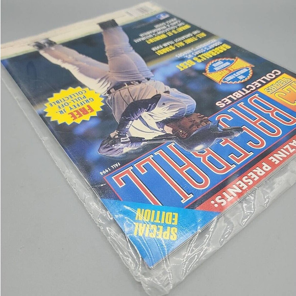 Baseball Collectibles Magazine Fall 1994 Ken Griffey Jr & Pullout Factory Sealed - Picture 6 of 10